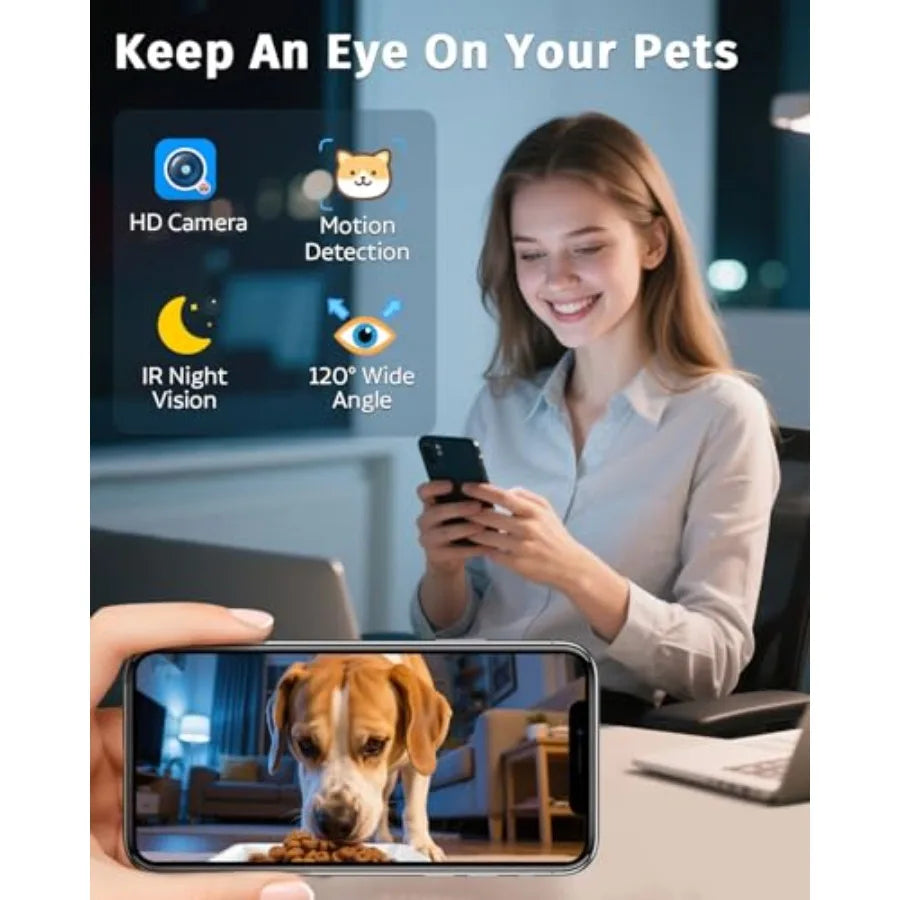 Automatic Dog Feeder with Camera and WiFi