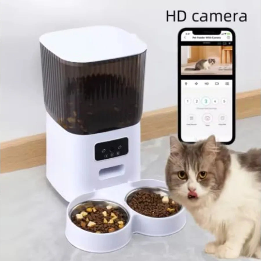 Automatic Double Pet Feeding Station