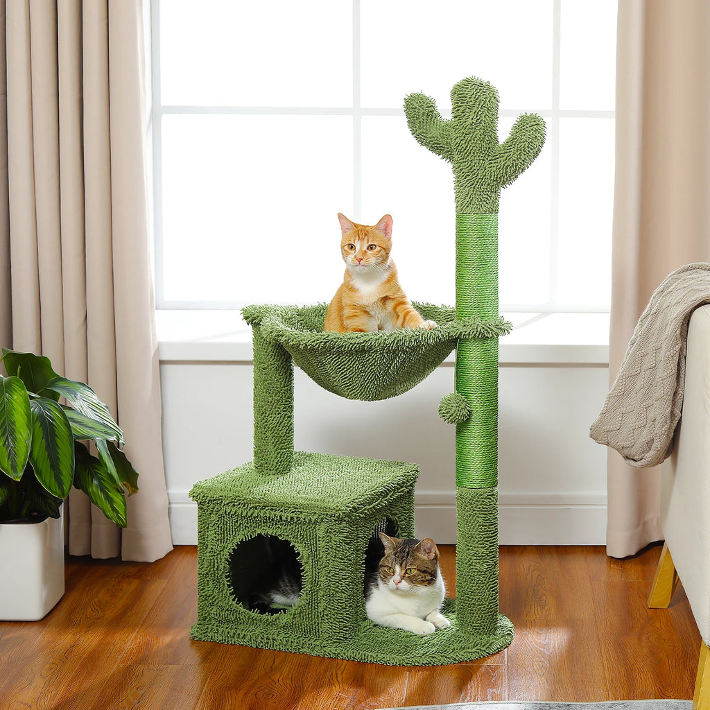 Cactus Cat Tree with Scratching Post (3 Options)