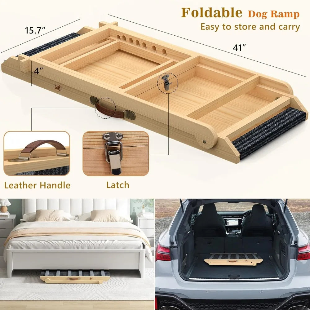 Portable Adjustable Non-Slip Pet Ramp