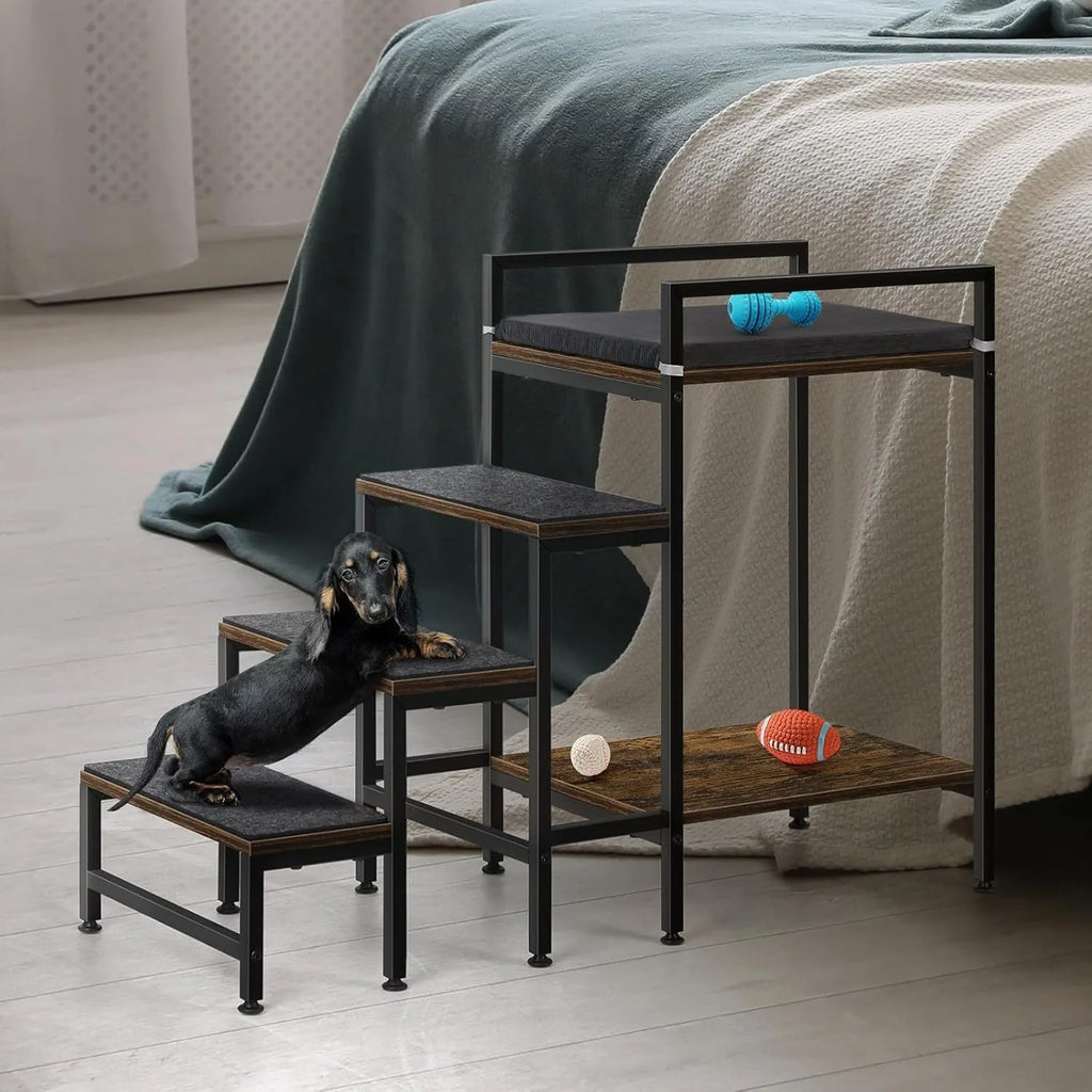 Pet Window Perch with Stairs
