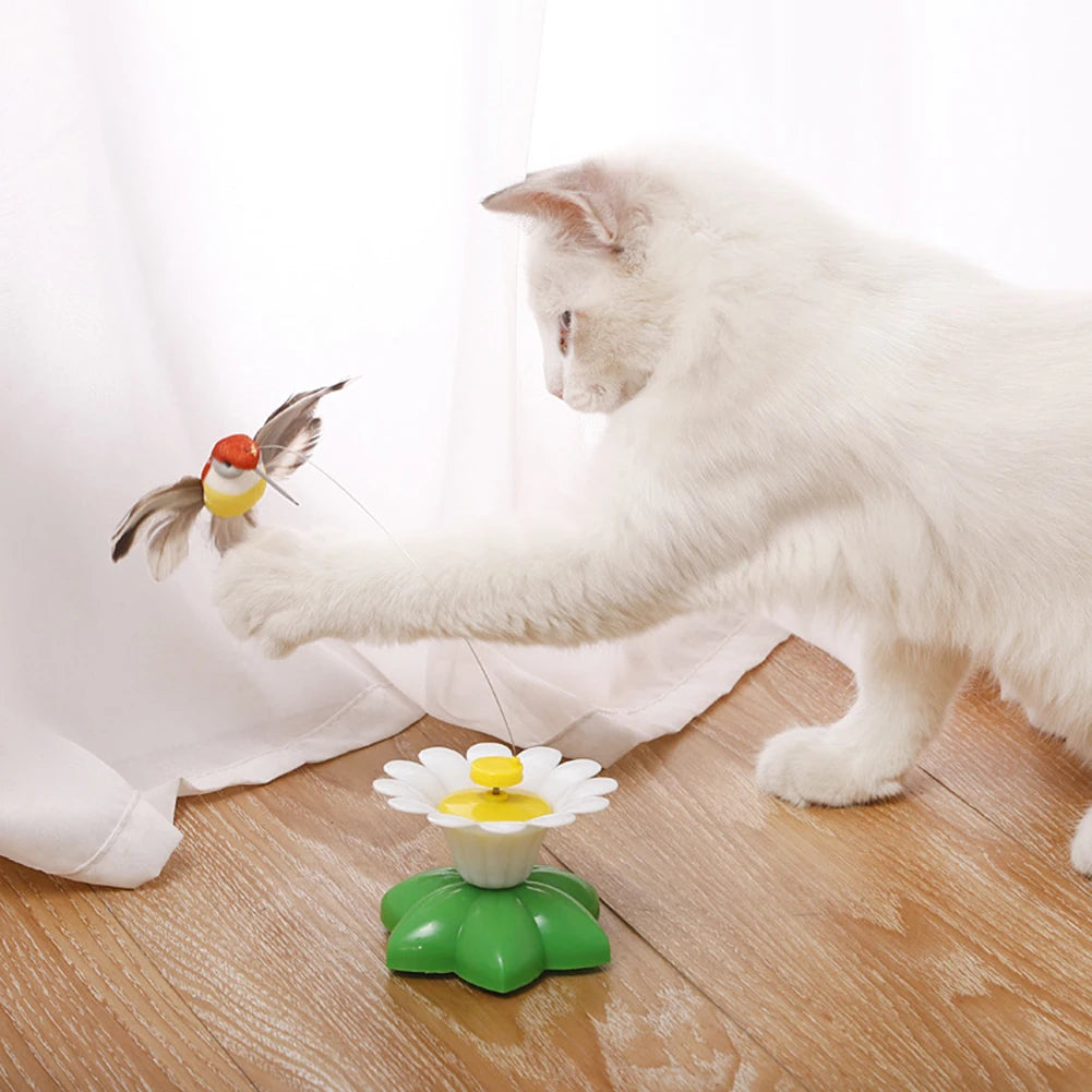 Interactive Automatic Rotating Cat Toy
