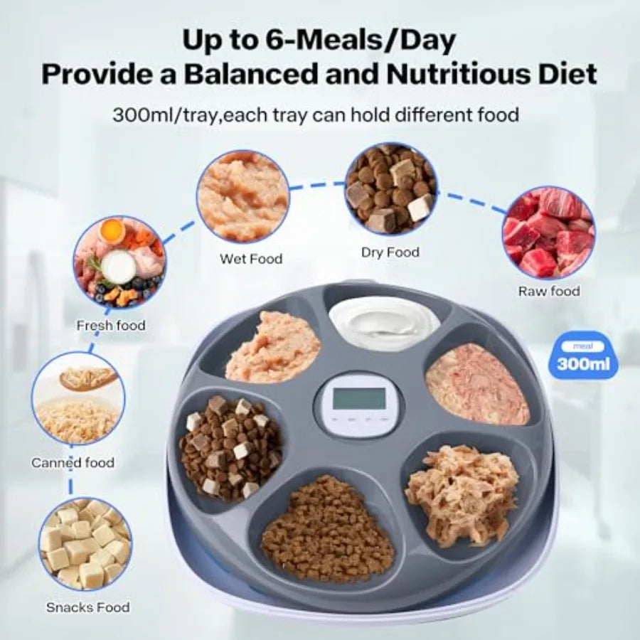 Cordless Wet/Dry Pet Food Automatic Feeder