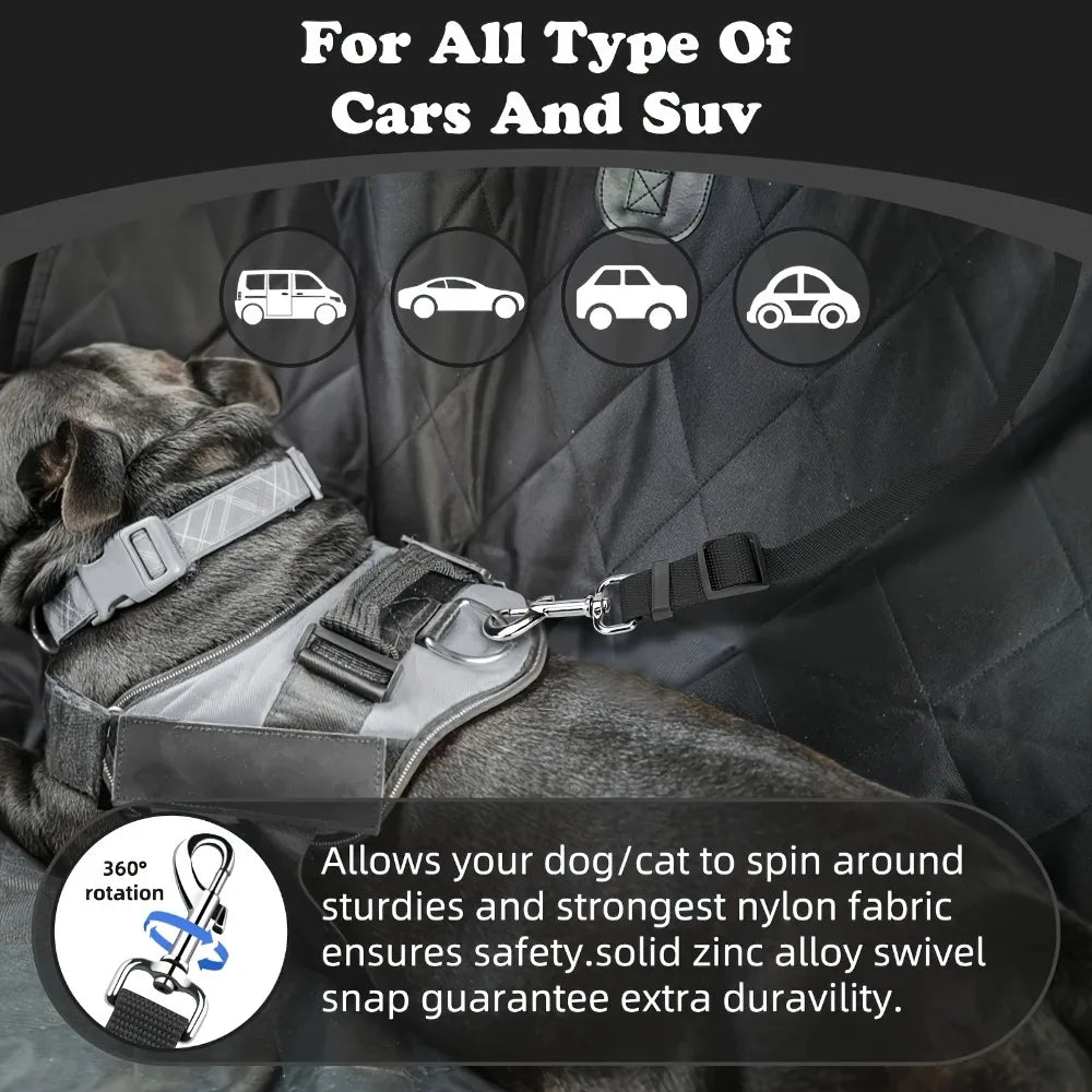 2 Pcs Dog Car Seat Belt Harness