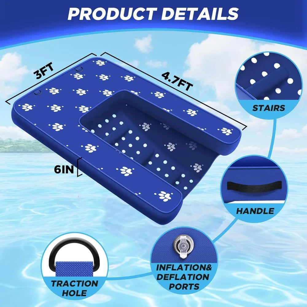 Inflatable Dock Platform with Electric Pump