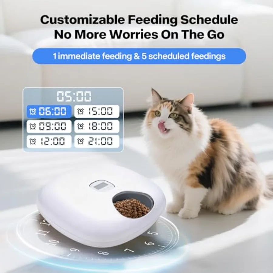 Cordless Wet/Dry Pet Food Automatic Feeder