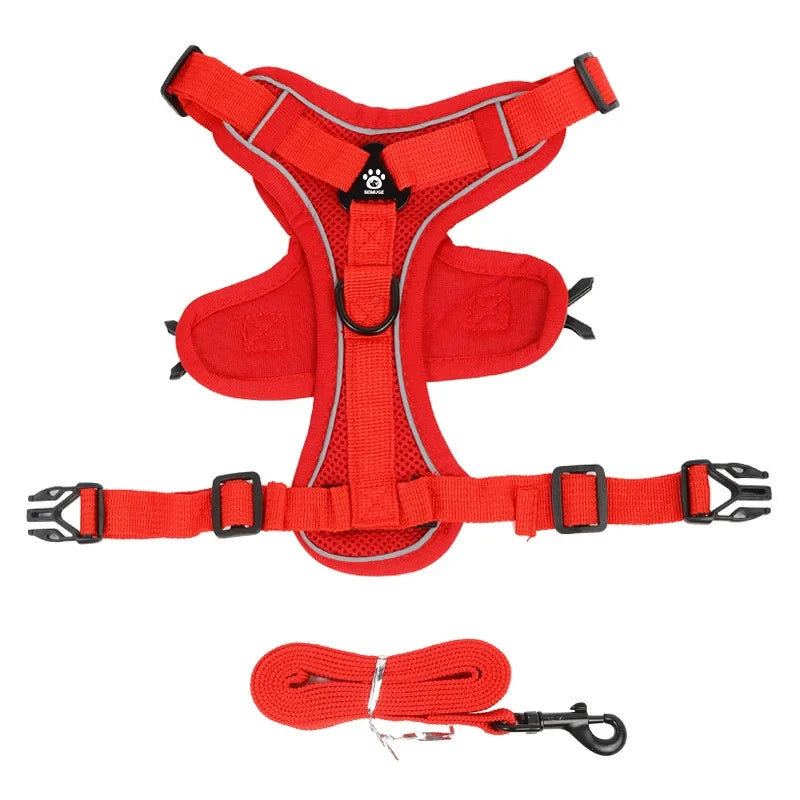 Adjustable No-Pull Dog Harness and Leash Set