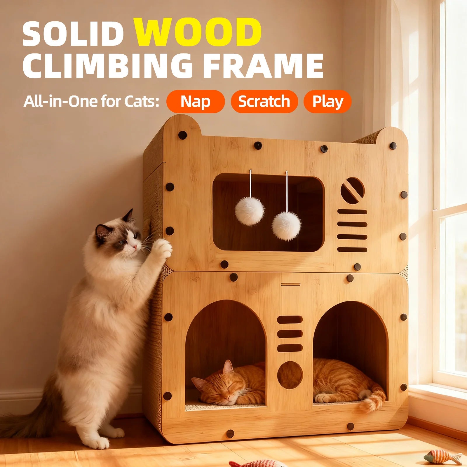 Spacious Cat House
