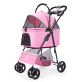 Pet Stroller with Removable Carrier