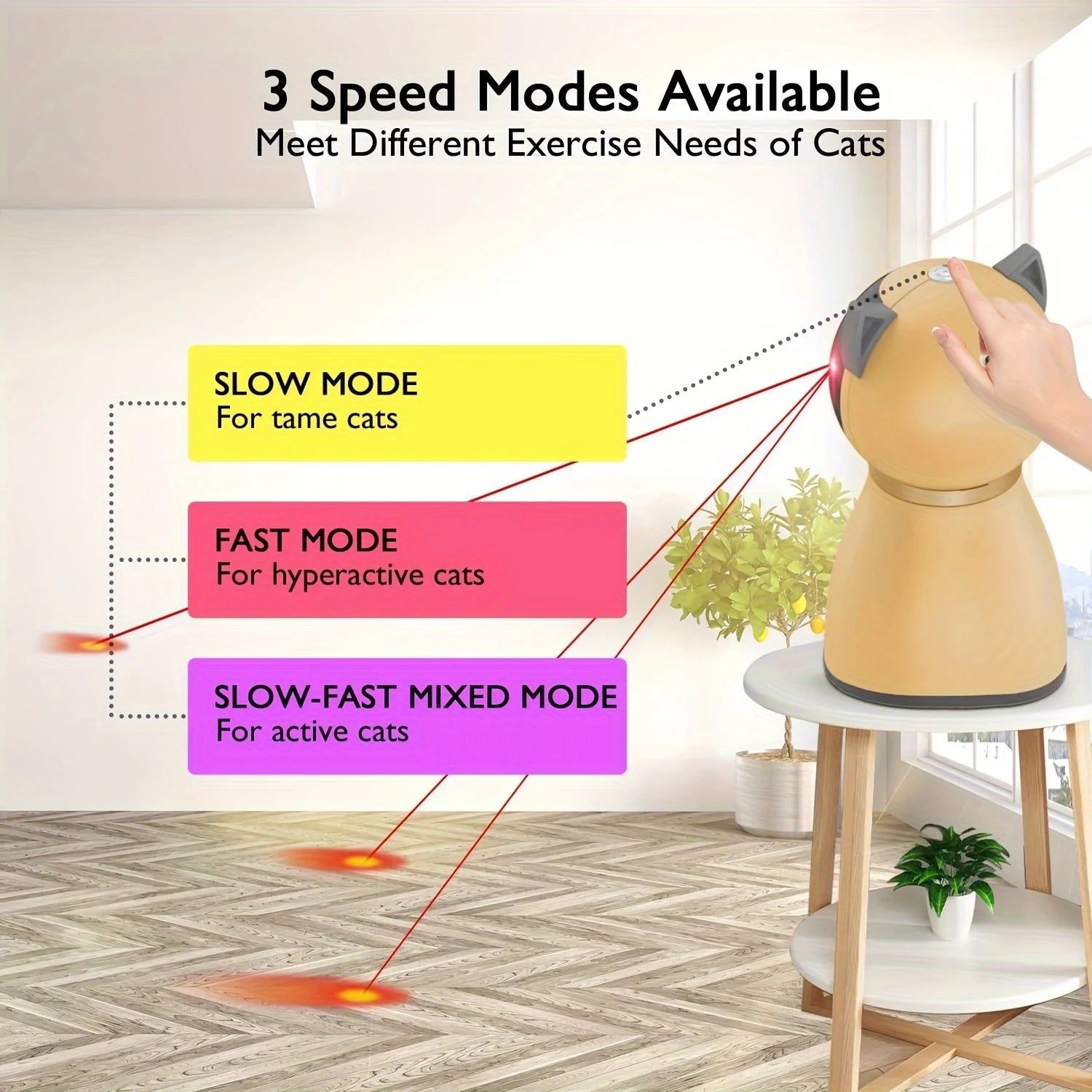 Automatic Interactive Cat Laser Toy