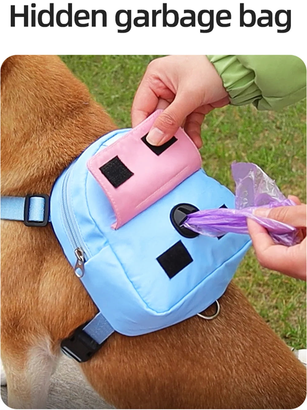 Waterproof Pet Backpack, Harness, and Leash