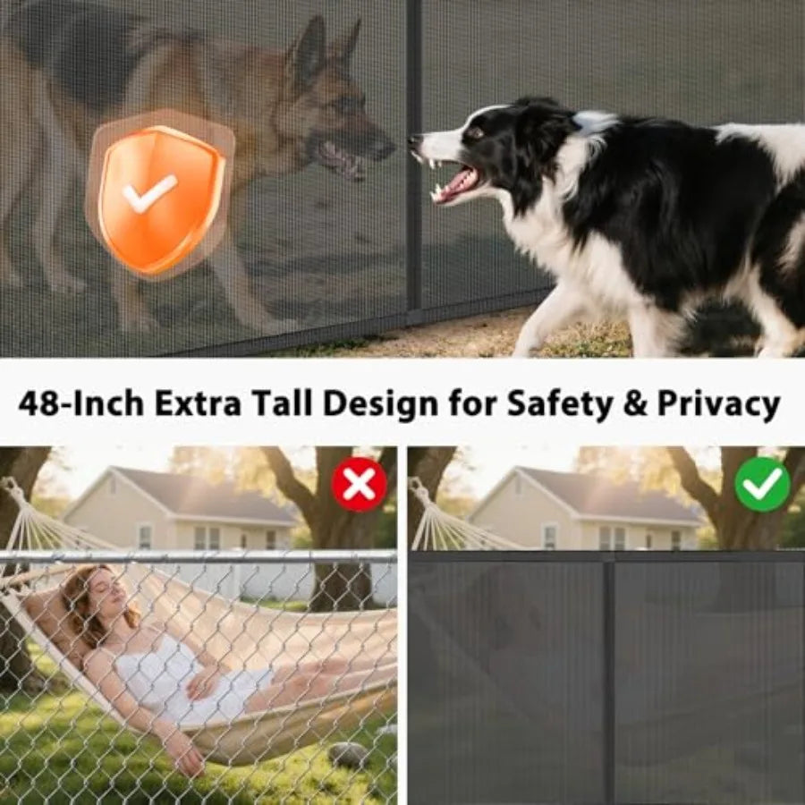 Reinforced Extra Wide/Tall Retractable Pet Gate