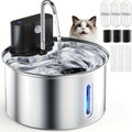 Automatic Wireless Round Stainless Pet Fountain