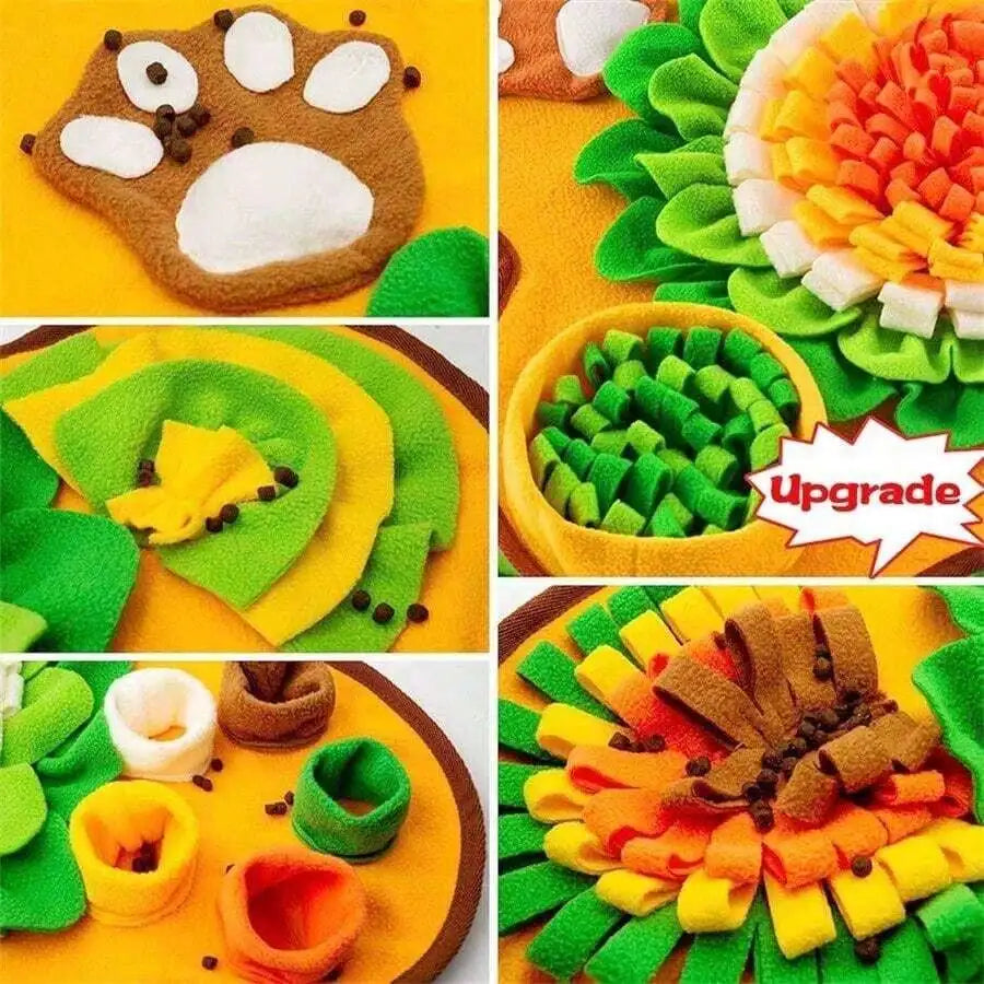 Flower-Shaped Pet Snuffle Mat