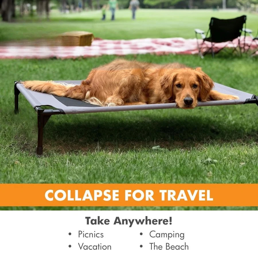 Outdoor Elevated Cooling Dog Bed