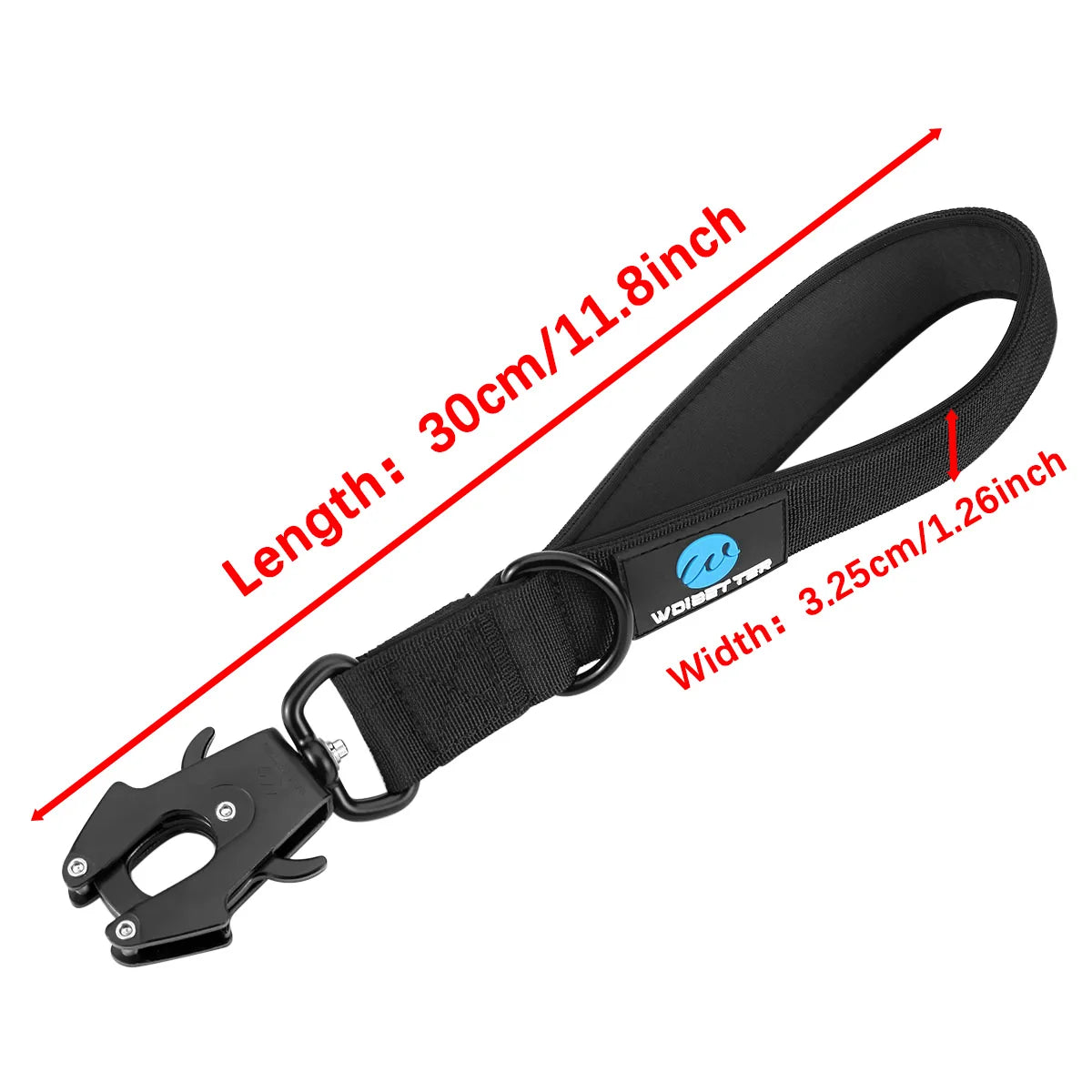 Short Traffic Leash with Padded Grip