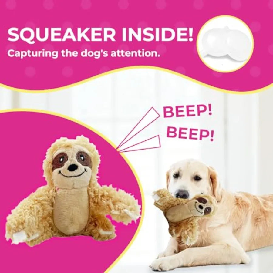 Sloth Hide & Seek Tree Dog Toy