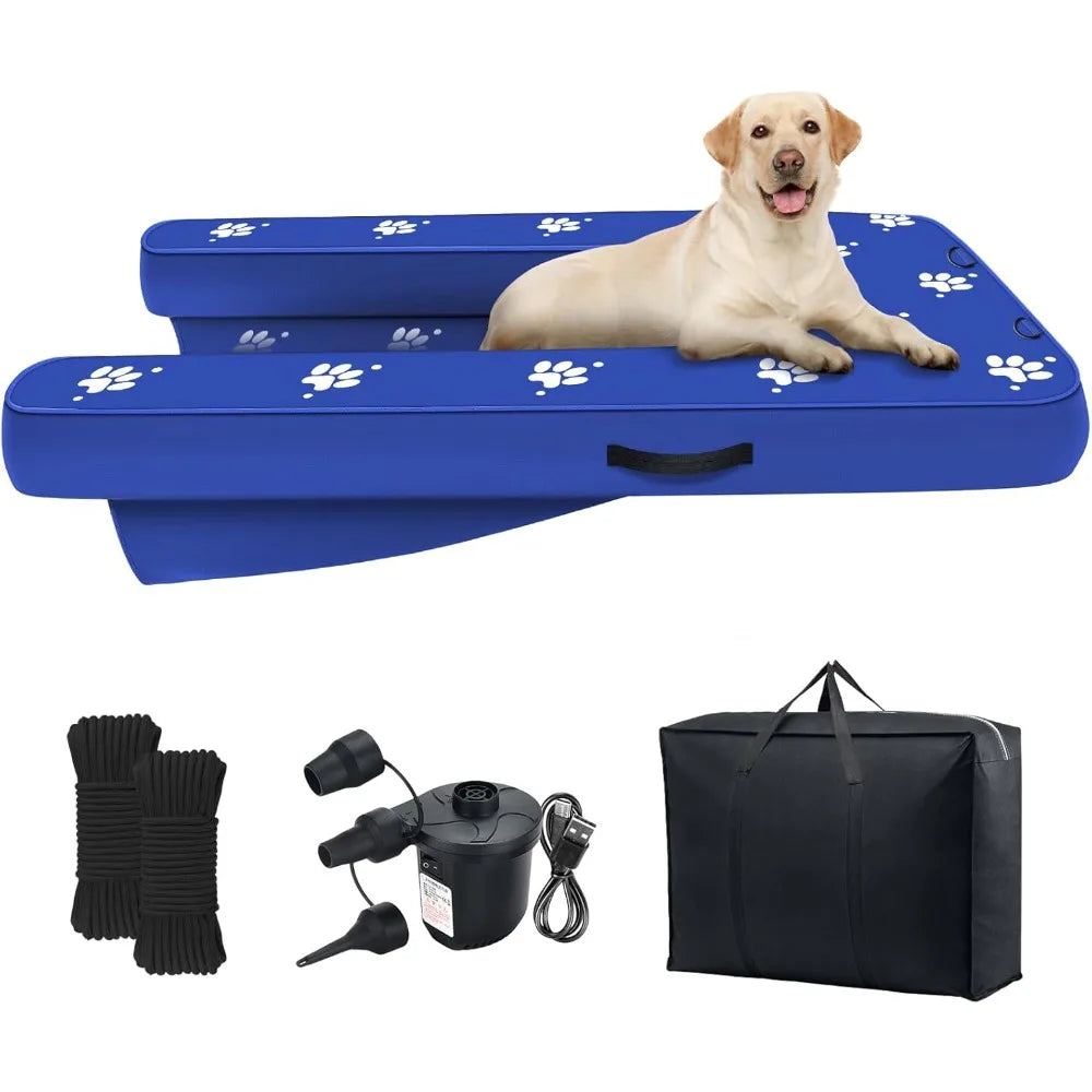 Inflatable Dock Platform with Electric Pump