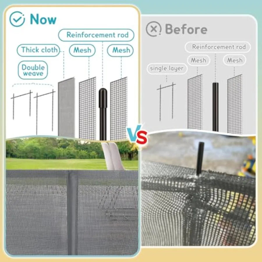 Extra Wide Retractable Pet Gate