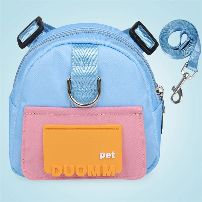 Waterproof Pet Backpack, Harness, and Leash