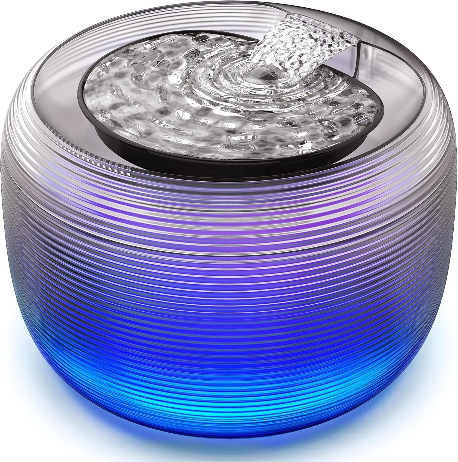 Quiet Lighted Large Pet Water Fountain