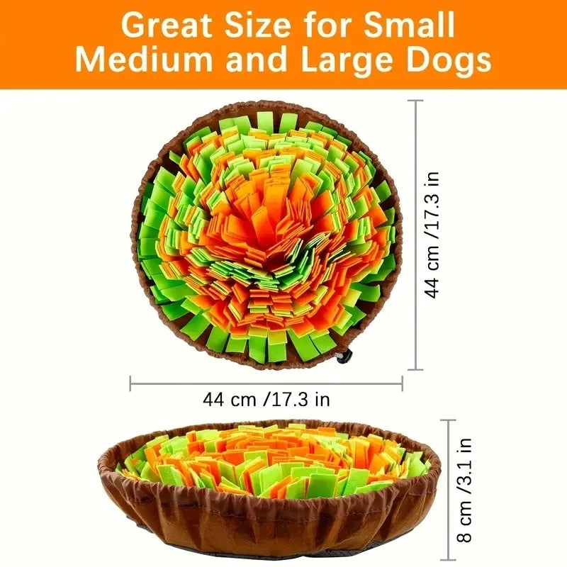 Washable Foldable Felt Dog Snuffle Mat