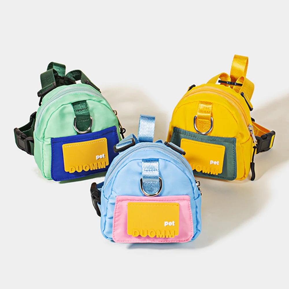 Waterproof Pet Backpack, Harness, and Leash