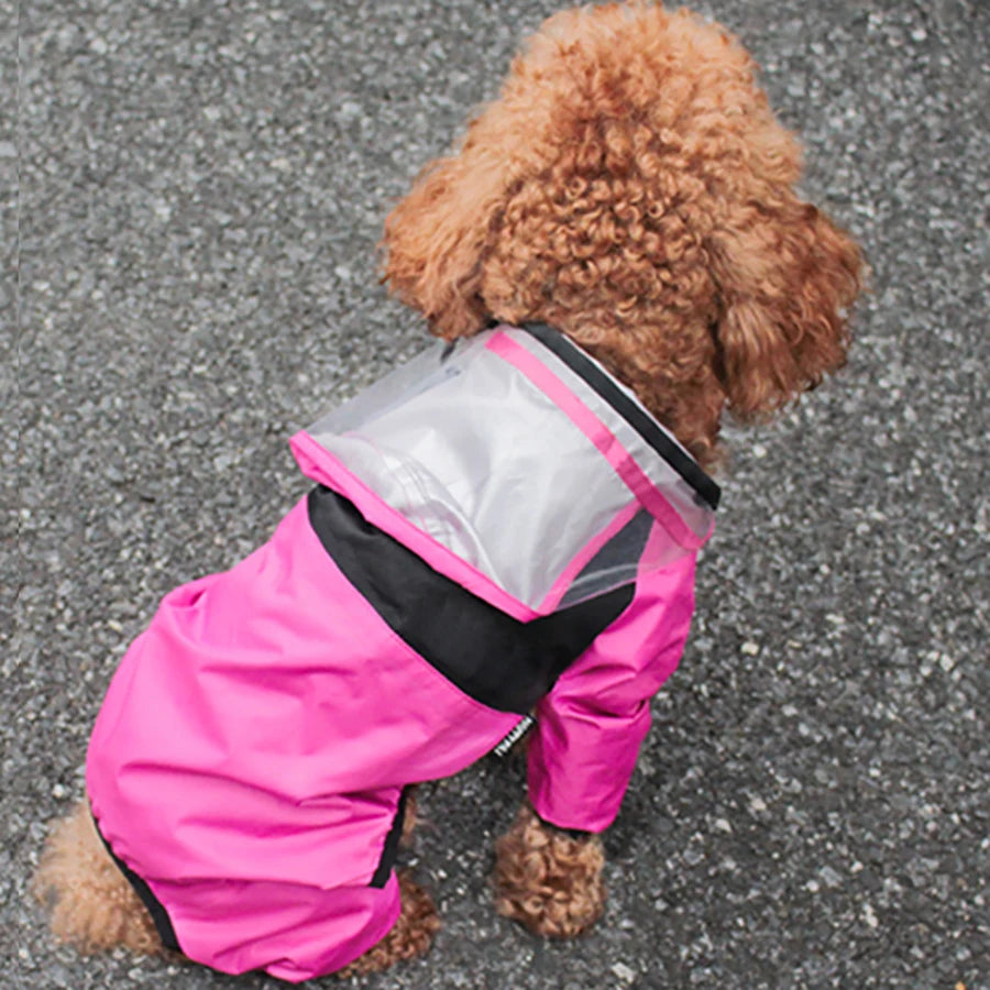 Waterproof Dog Raincoat With Hood