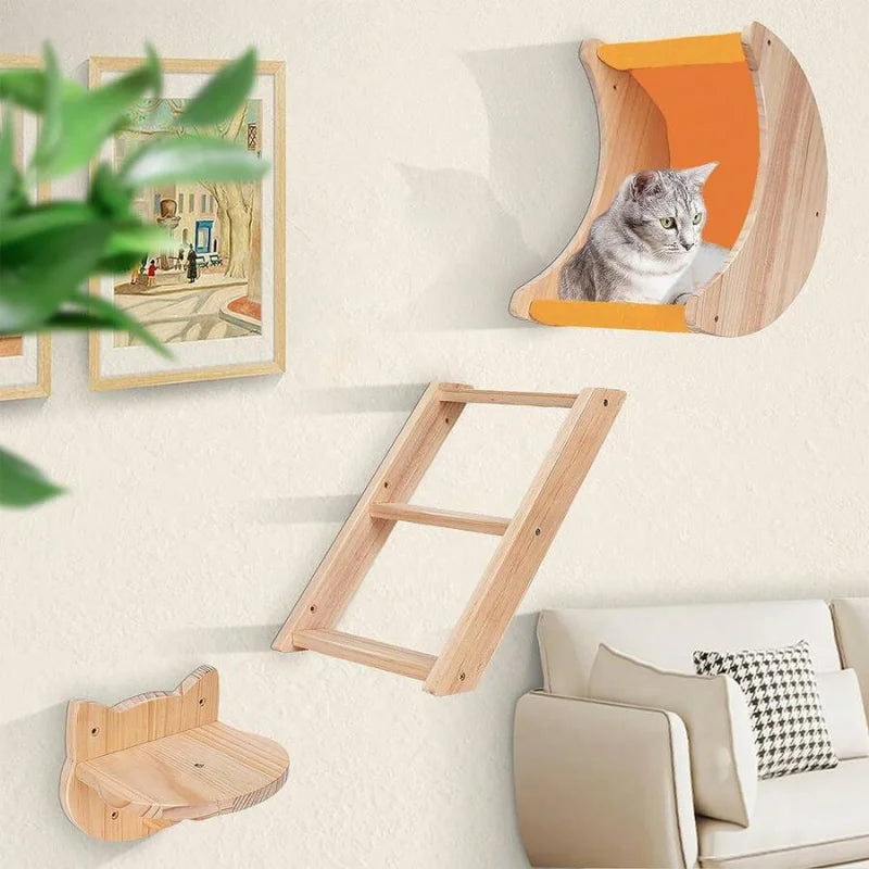 Cat Wall Furniture Set, 3 pieces