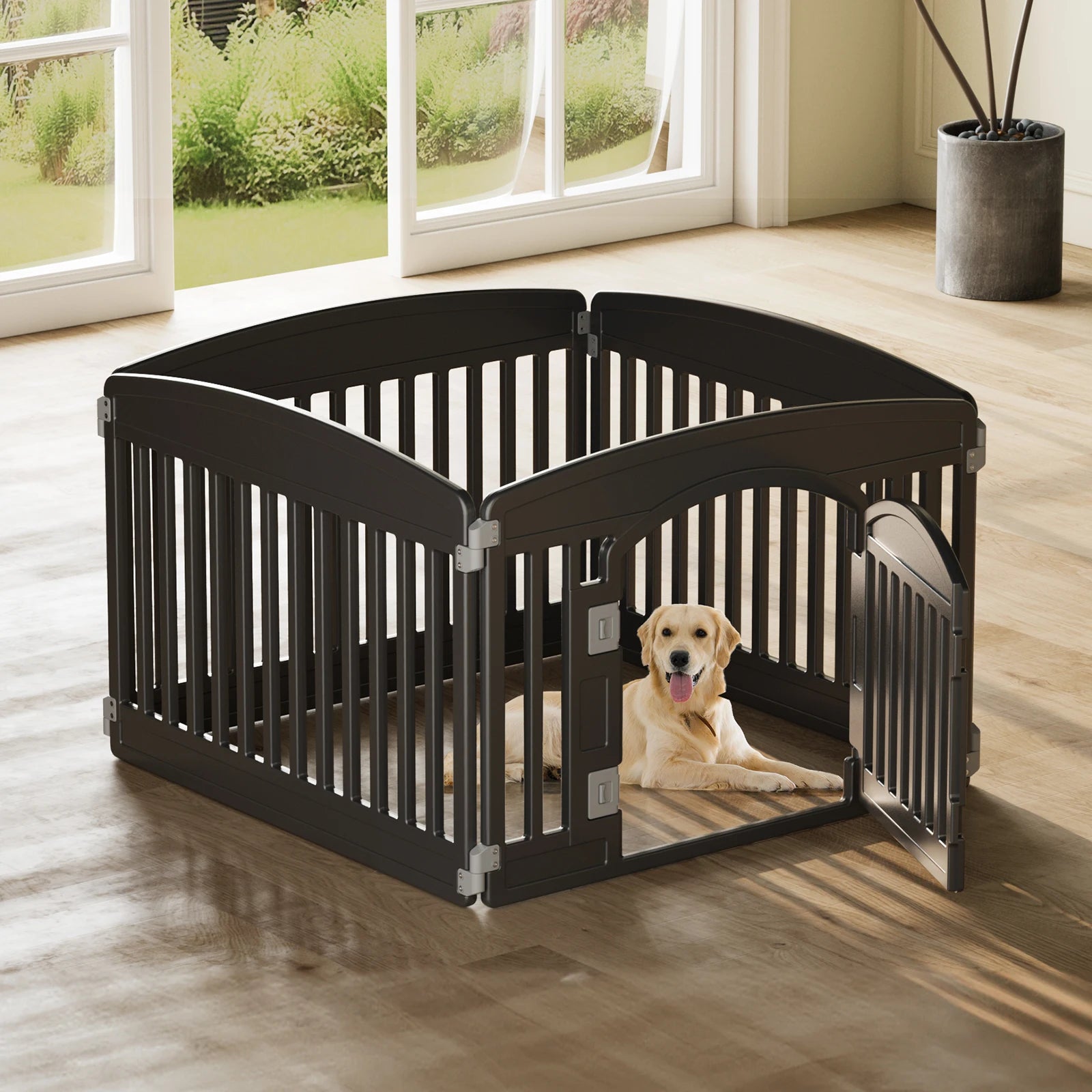 24 Inch Expandable Pet Fence, 4 OR 6 Panel