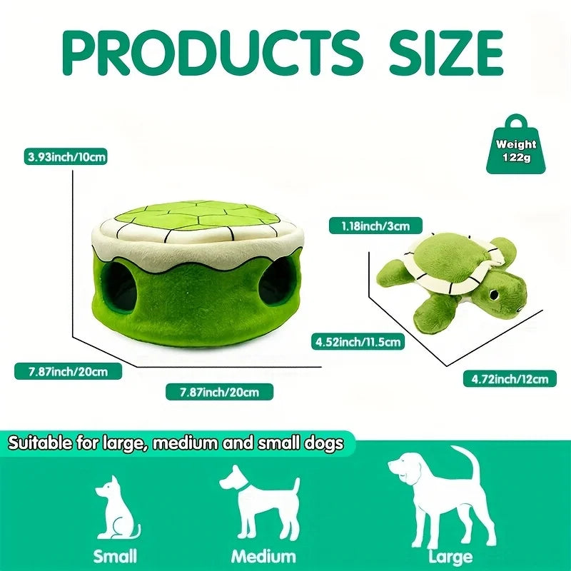 Hide and Seek Turtle Dog Toy Set