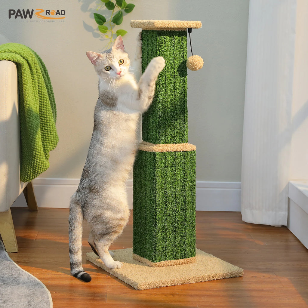 Tall Cat Scratching Post with Ball