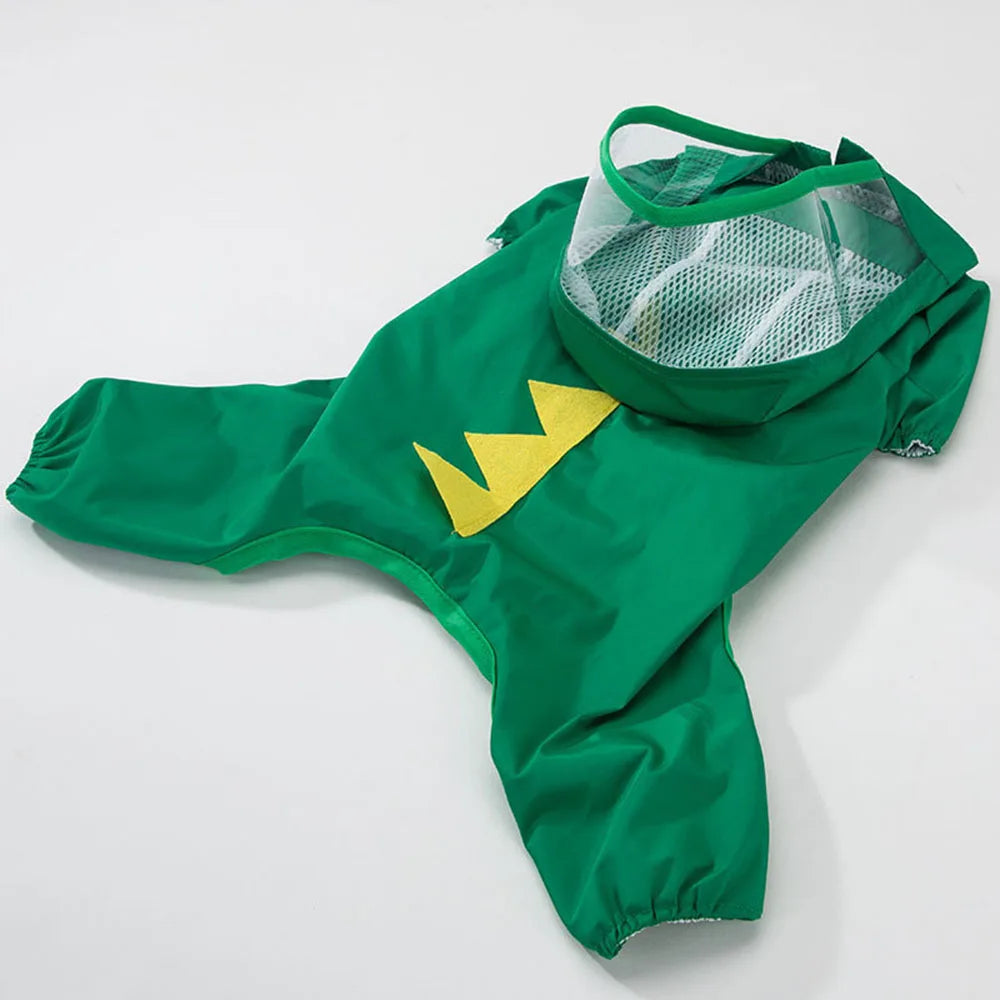 Bear, Dinosaur, or Bumble Bee Dog Raincoat