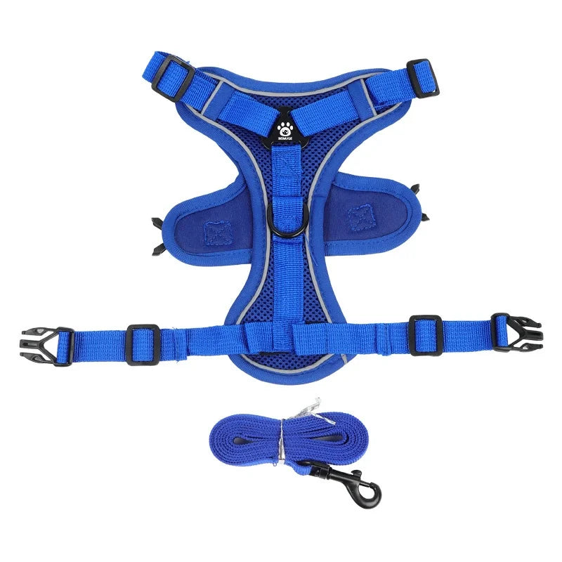 Adjustable No-Pull Dog Harness and Leash Set