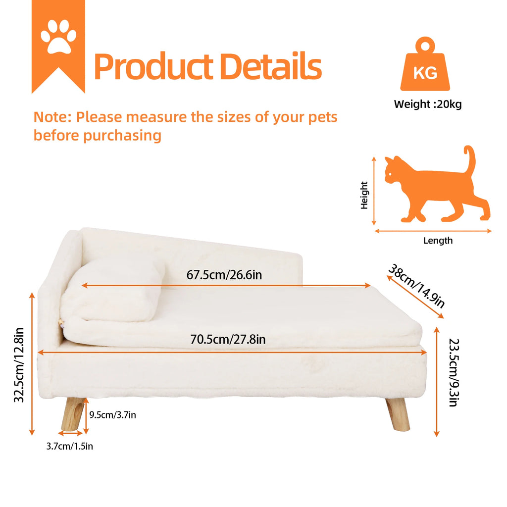 Classy Modern Waterproof Pet Sofa Bed