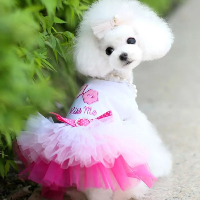 Sweet Princess Dress for Small and Medium Dogs