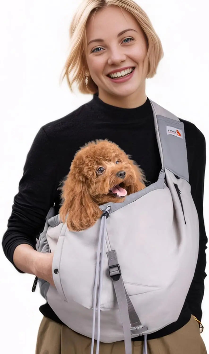 Adjustable Dog Carrier Sling for Small Pets