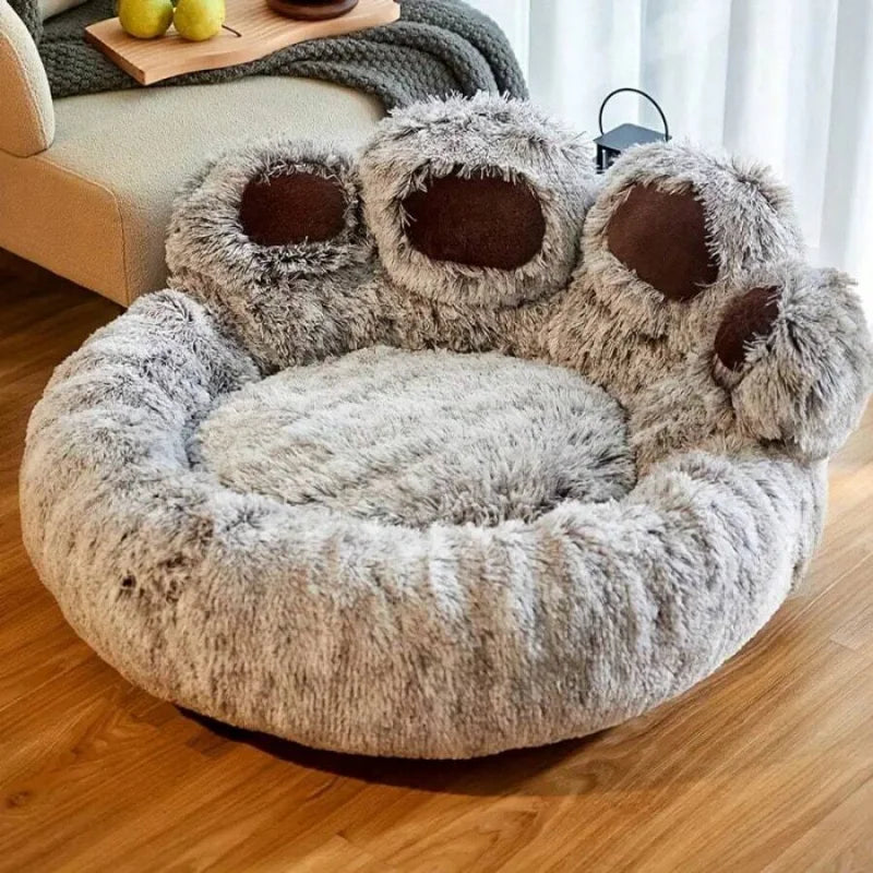 Comfy Bear Paw Shaped Pet Bed